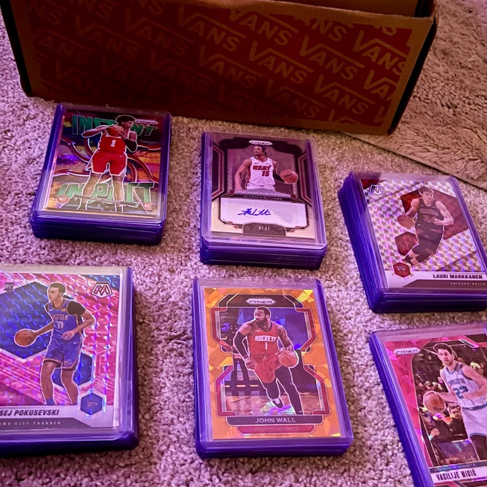 NBA Rookie & Parallel Card Lot